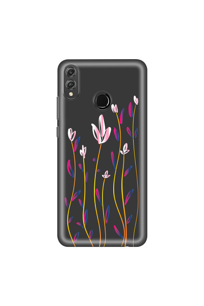 HONOR - Honor 8X - Soft Clear Case - Pink Tulips