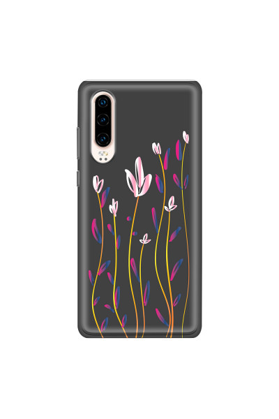 HUAWEI - P30 - Soft Clear Case - Pink Tulips