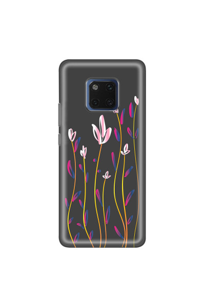 HUAWEI - Mate 20 Pro - Soft Clear Case - Pink Tulips