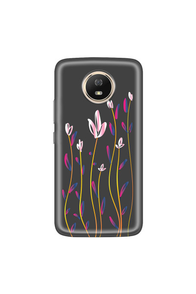 MOTOROLA by LENOVO - Moto G5s - Soft Clear Case - Pink Tulips