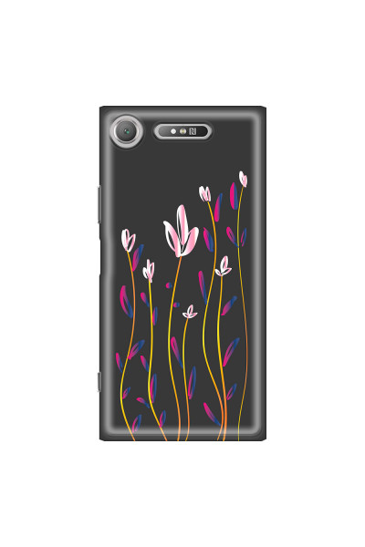 SONY - Sony XZ1 - Soft Clear Case - Pink Tulips