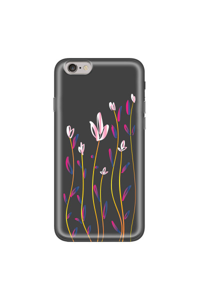 APPLE - iPhone 6S - Soft Clear Case - Pink Tulips