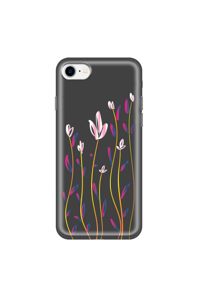 APPLE - iPhone 7 - Soft Clear Case - Pink Tulips