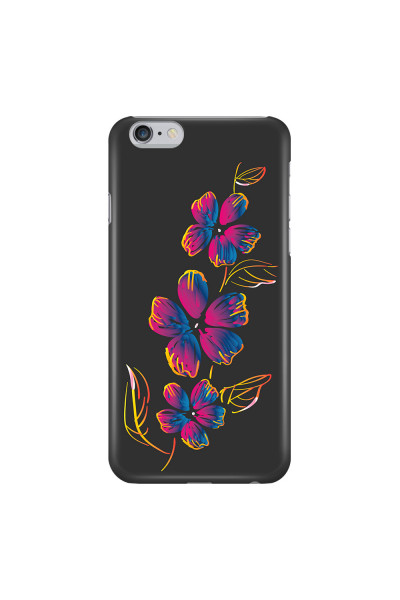 APPLE - iPhone 6S - 3D Snap Case - Spring Flowers In The Dark