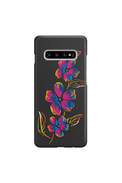 SAMSUNG - Galaxy S10 Plus - 3D Snap Case - Spring Flowers In The Dark