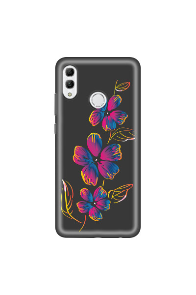 HONOR - Honor 10 Lite - Soft Clear Case - Spring Flowers In The Dark