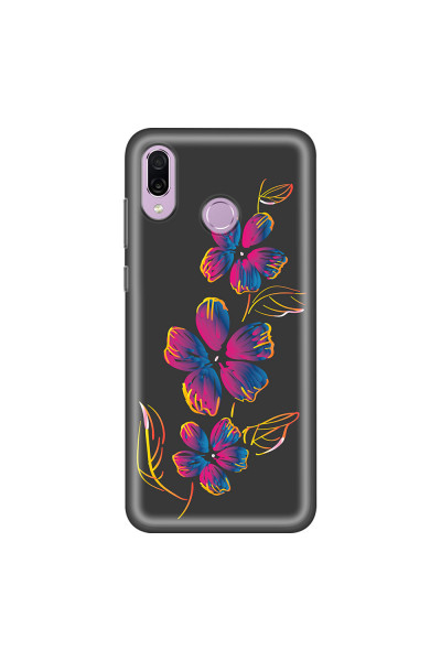 HONOR - Honor Play - Soft Clear Case - Spring Flowers In The Dark