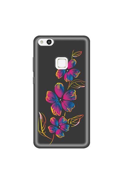 HUAWEI - P10 Lite - Soft Clear Case - Spring Flowers In The Dark