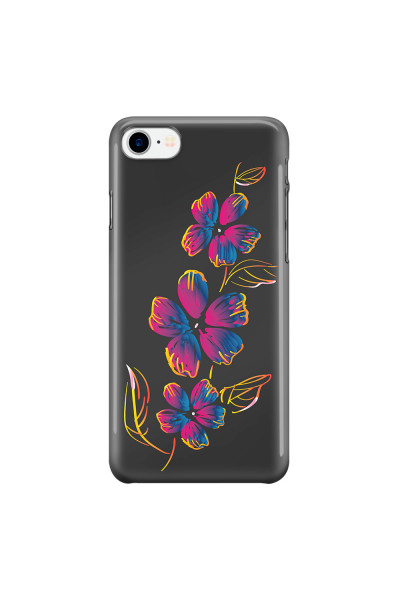 APPLE - iPhone 7 - 3D Snap Case - Spring Flowers In The Dark