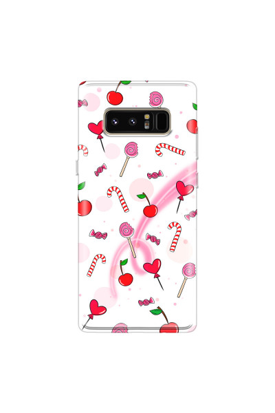 SAMSUNG - Galaxy Note 8 - Soft Clear Case - Candy White