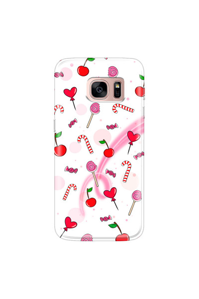 SAMSUNG - Galaxy S7 - Soft Clear Case - Candy White