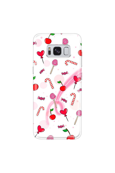 SAMSUNG - Galaxy S8 Plus - Soft Clear Case - Candy White