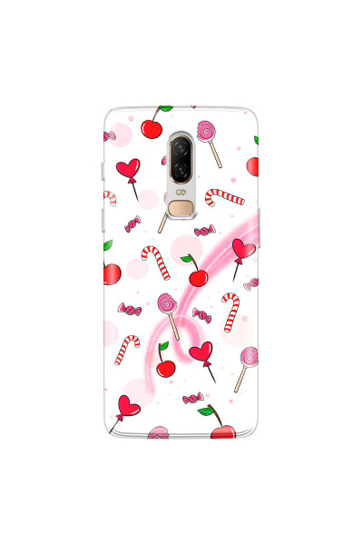 ONEPLUS - OnePlus 6 - Soft Clear Case - Candy White