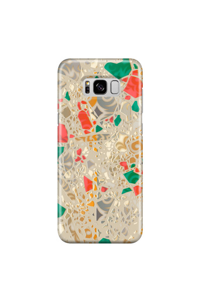 SAMSUNG - Galaxy S8 - 3D Snap Case - Terrazzo Design Gold