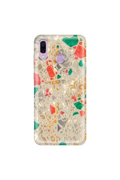 HONOR - Honor Play - Soft Clear Case - Terrazzo Design Gold