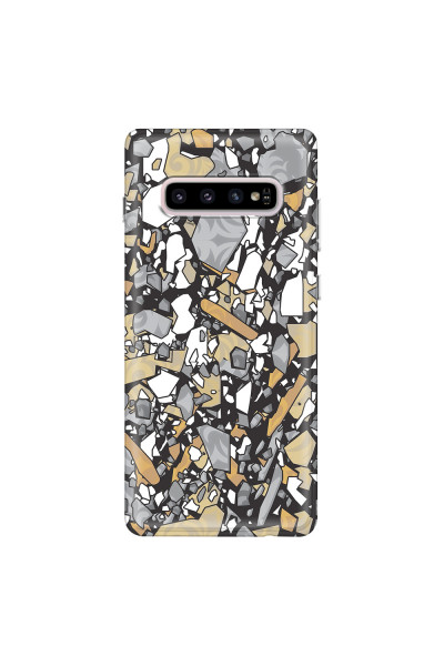 SAMSUNG - Galaxy S10 - Soft Clear Case - Terrazzo Design I