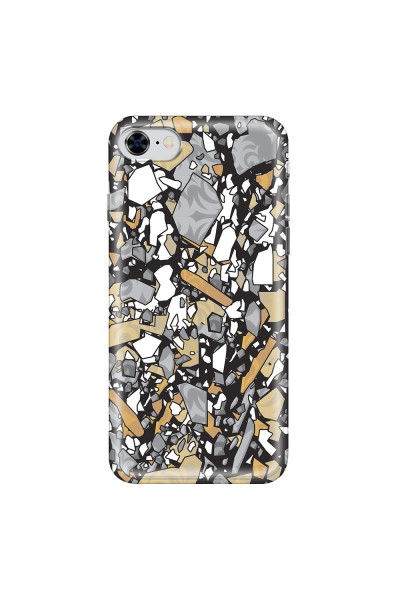 APPLE - iPhone 8 - Soft Clear Case - Terrazzo Design I