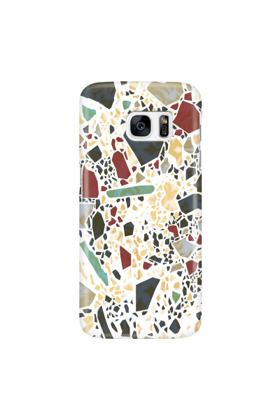SAMSUNG - Galaxy S7 Edge - 3D Snap Case - Terrazzo Design IX