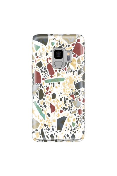 SAMSUNG - Galaxy S9 - Soft Clear Case - Terrazzo Design IX