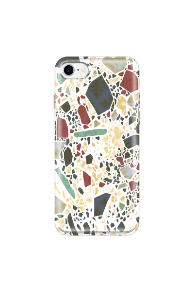 APPLE - iPhone 7 - Soft Clear Case - Terrazzo Design IX