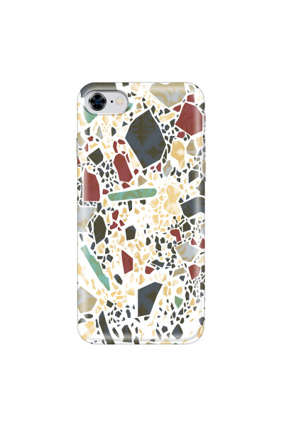 APPLE - iPhone 8 - Soft Clear Case - Terrazzo Design IX