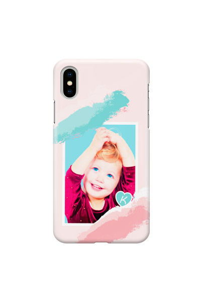 APPLE - iPhone XS - 3D Snap Case - Kids Initial Photo