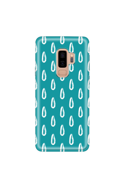 SAMSUNG - Galaxy S9 Plus - Soft Clear Case - Pixel Drops