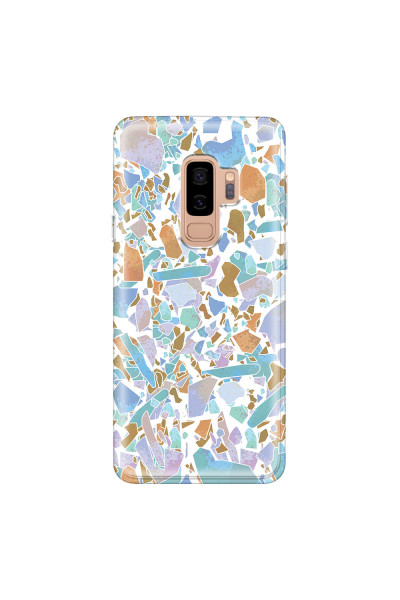 SAMSUNG - Galaxy S9 Plus - Soft Clear Case - Terrazzo Design VIII