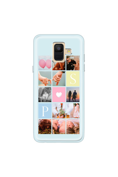 SAMSUNG - Galaxy A6 - Soft Clear Case - Insta Love Photo Linked
