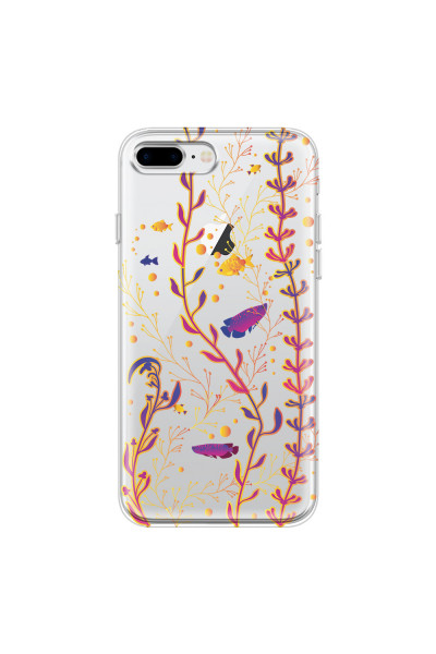 APPLE - iPhone 8 Plus - Soft Clear Case - Clear Underwater World