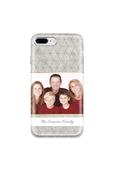 APPLE - iPhone 8 Plus - Soft Clear Case - Happy Family