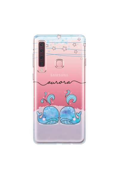 SAMSUNG - Galaxy A9 2018 - Soft Clear Case - Little Whales