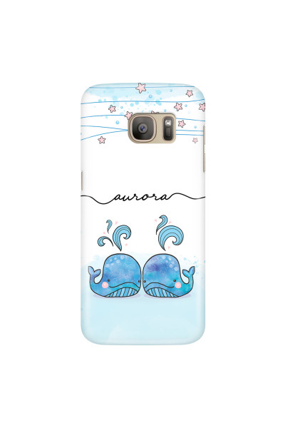 SAMSUNG - Galaxy S7 - 3D Snap Case - Little Whales