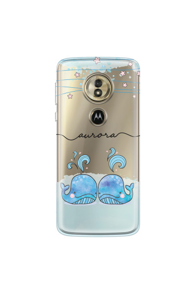 MOTOROLA by LENOVO - Moto G6 Play - Soft Clear Case - Little Whales