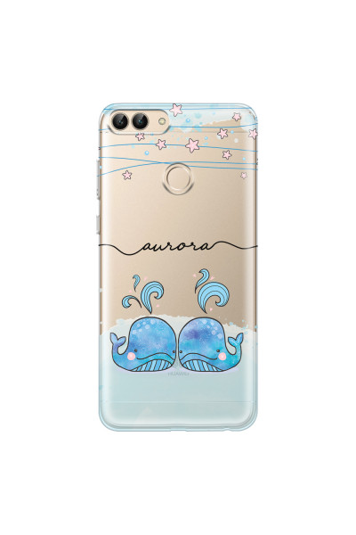 HUAWEI - P Smart 2018 - Soft Clear Case - Little Whales