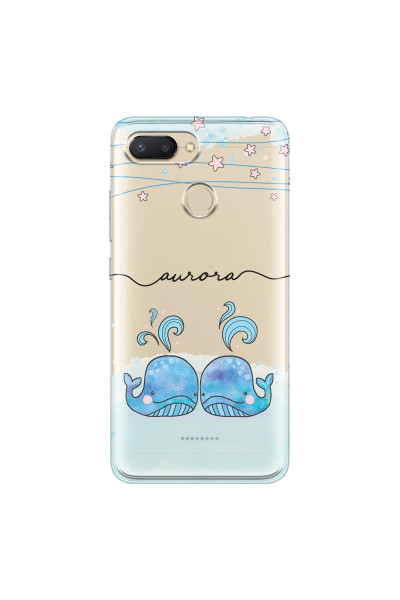 XIAOMI - Redmi 6 - Soft Clear Case - Little Whales