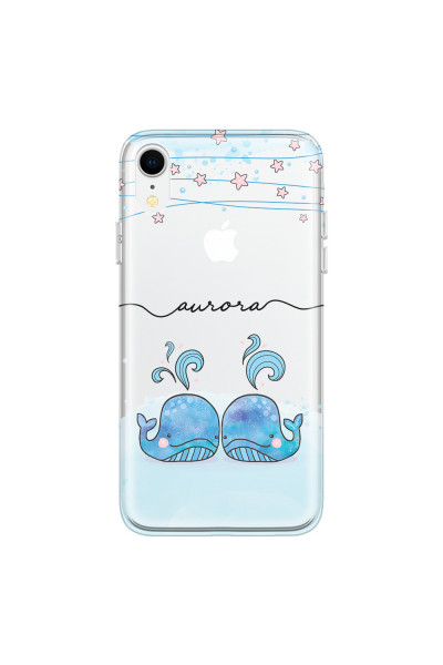 APPLE - iPhone XR - Soft Clear Case - Little Whales