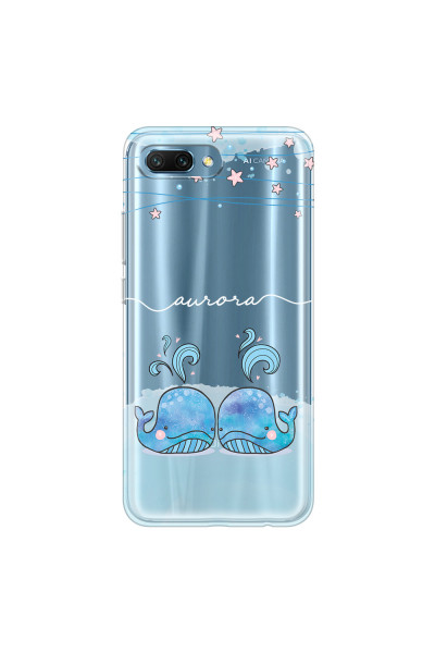 HONOR - Honor 10 - Soft Clear Case - Little Whales White