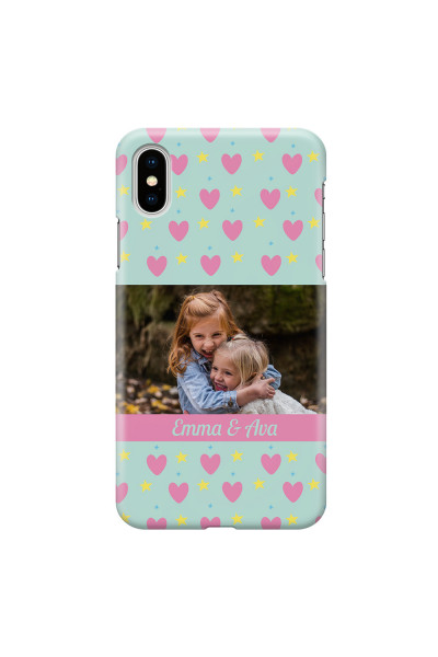 APPLE - iPhone XS Max - 3D Snap Case - Heart Shaped Photo