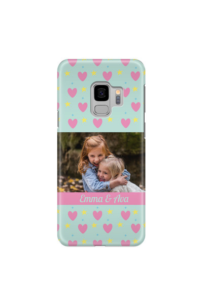 SAMSUNG - Galaxy S9 - 3D Snap Case - Heart Shaped Photo