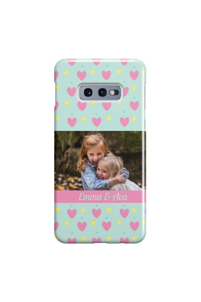 SAMSUNG - Galaxy S10e - 3D Snap Case - Heart Shaped Photo