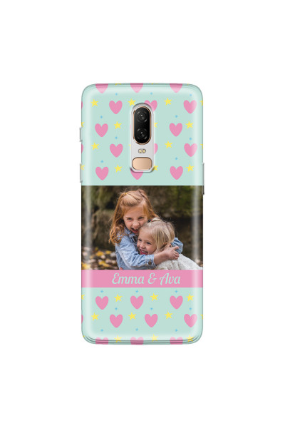 ONEPLUS - OnePlus 6 - Soft Clear Case - Heart Shaped Photo