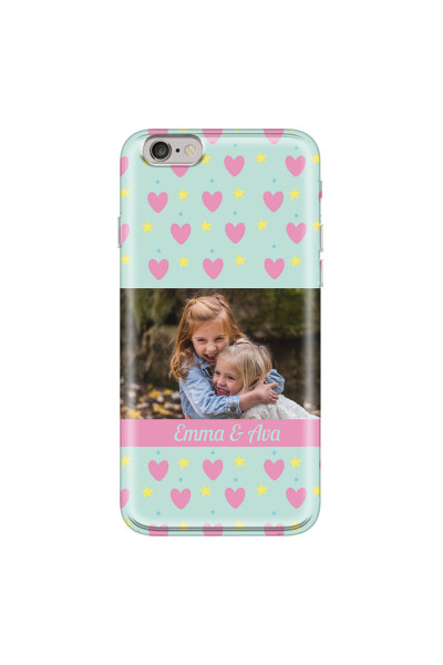 APPLE - iPhone 6S Plus - Soft Clear Case - Heart Shaped Photo