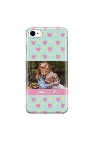 APPLE - iPhone 7 - 3D Snap Case - Heart Shaped Photo