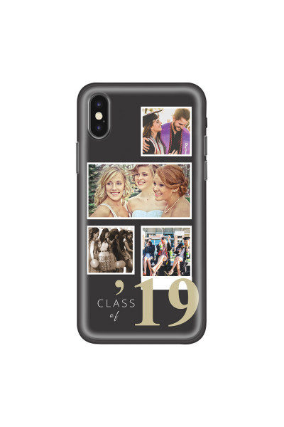 APPLE - iPhone XS - Soft Clear Case - Graduation Time