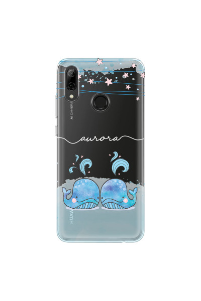 HUAWEI - P Smart 2019 - Soft Clear Case - Little Whales White
