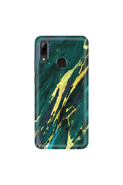 HUAWEI - P Smart 2019 - Soft Clear Case - Marble Emerald Green