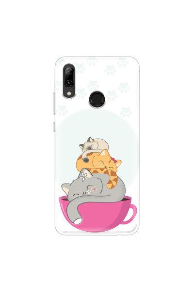 HUAWEI - P Smart 2019 - Soft Clear Case - Sleep Tight Kitty