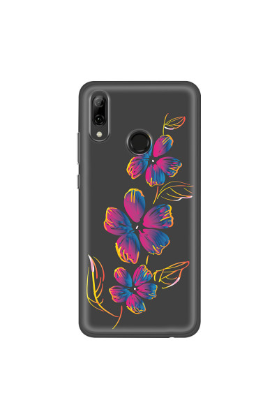 HUAWEI - P Smart 2019 - Soft Clear Case - Spring Flowers In The Dark