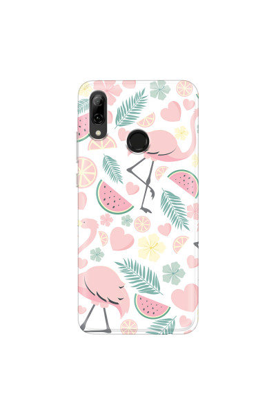 HUAWEI - P Smart 2019 - Soft Clear Case - Tropical Flamingo III
